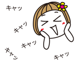 Bangs short girl vol.16 sticker #10252999