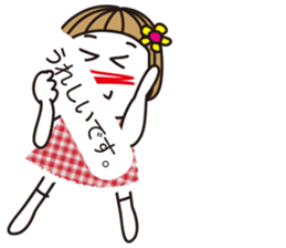 Bangs short girl vol.16 sticker #10253004