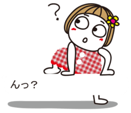 Bangs short girl vol.16 sticker #10253015