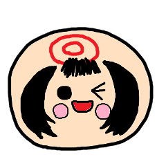 Pretty Japanese wooden doll,2