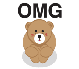 Romantic Tipsy Bear sticker #10253263