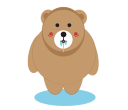 Romantic Tipsy Bear sticker #10253264