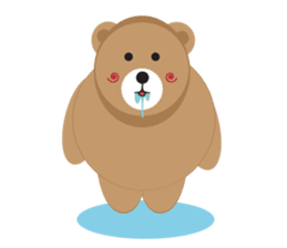 Romantic Tipsy Bear sticker #10253264