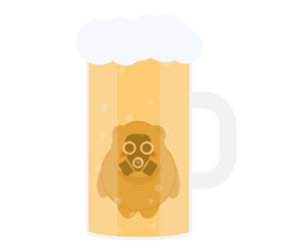 Romantic Tipsy Bear sticker #10253266