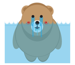 Romantic Tipsy Bear sticker #10253268