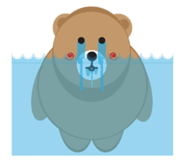 Romantic Tipsy Bear sticker #10253268