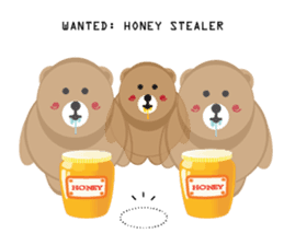 Romantic Tipsy Bear sticker #10253269