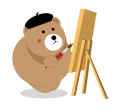 Romantic Tipsy Bear sticker #10253270