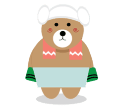 Romantic Tipsy Bear sticker #10253271