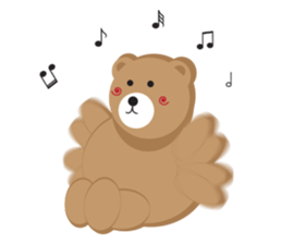 Romantic Tipsy Bear sticker #10253274