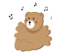 Romantic Tipsy Bear sticker #10253274