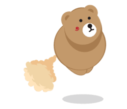 Romantic Tipsy Bear sticker #10253276