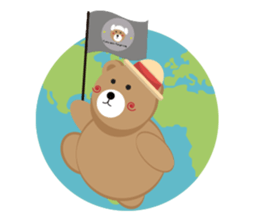 Romantic Tipsy Bear sticker #10253277