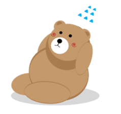 Romantic Tipsy Bear sticker #10253281