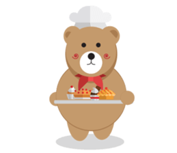 Romantic Tipsy Bear sticker #10253283