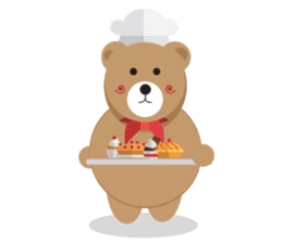 Romantic Tipsy Bear sticker #10253283