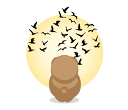 Romantic Tipsy Bear sticker #10253284