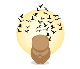 Romantic Tipsy Bear sticker #10253284