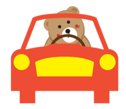 Romantic Tipsy Bear sticker #10253285