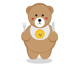 Romantic Tipsy Bear sticker #10253286