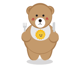 Romantic Tipsy Bear sticker #10253286