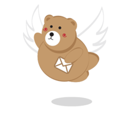 Romantic Tipsy Bear sticker #10253288