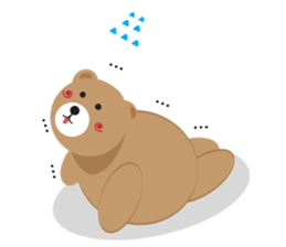 Romantic Tipsy Bear sticker #10253292