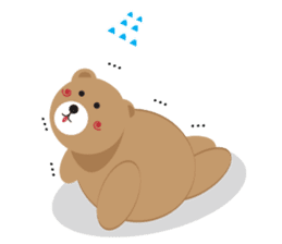 Romantic Tipsy Bear sticker #10253292