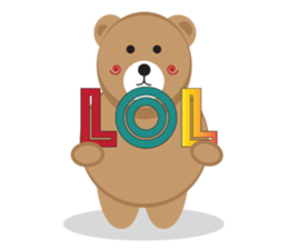 Romantic Tipsy Bear sticker #10253294