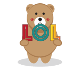 Romantic Tipsy Bear sticker #10253294