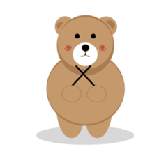 Romantic Tipsy Bear sticker #10253295