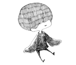 Kage-kun(shadow-boy) 2 sticker #10253500