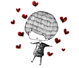 Kage-kun(shadow-boy) 2 sticker #10253508