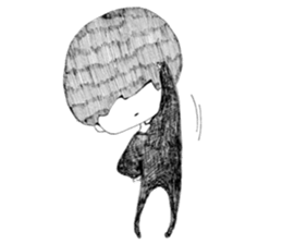 Kage-kun(shadow-boy) 2 sticker #10253510