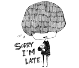 Kage-kun(shadow-boy) 2 sticker #10253514