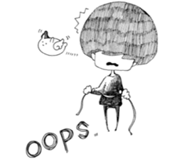 Kage-kun(shadow-boy) 2 sticker #10253517