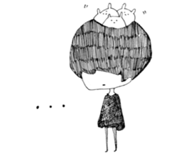 Kage-kun(shadow-boy) 2 sticker #10253519