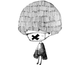 Kage-kun(shadow-boy) 2 sticker #10253528