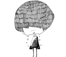 Kage-kun(shadow-boy) 2 sticker #10253532