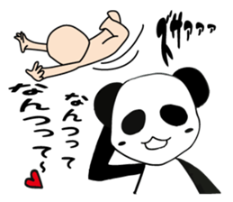 it is sometimes a panda funny tights sticker #10254007