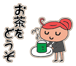 OL -chan sticker #10254183