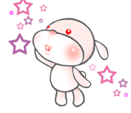 Light bunny sticker #10254374