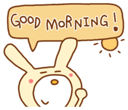 white rabbits!! sticker #10254502