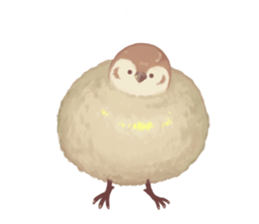 A Fat Sparrow sticker #10255096