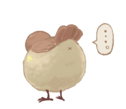 A Fat Sparrow sticker #10255097
