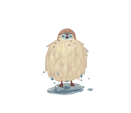 A Fat Sparrow sticker #10255109