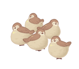 A Fat Sparrow sticker #10255113