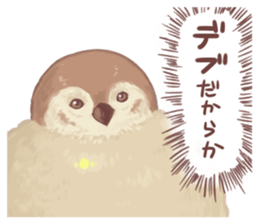 A Fat Sparrow sticker #10255123