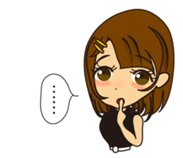 Arisa's golf "Practice is perfect!!" sticker #10255640