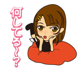 Arisa's golf "Practice is perfect!!" sticker #10255648